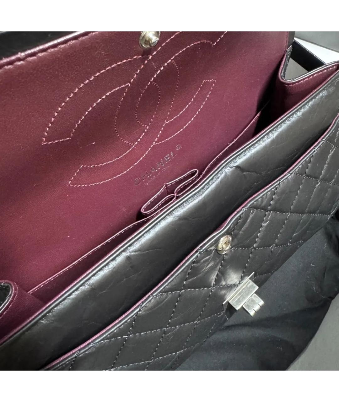 CHANEL Черная кожаная сумка через плечо, фото 8