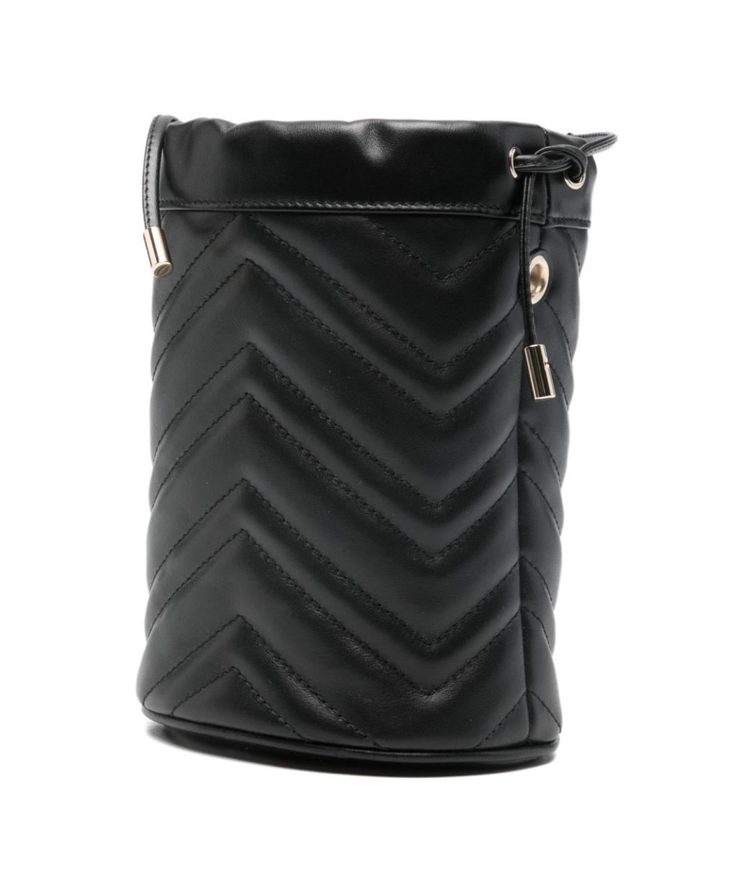 GUCCI Черная кожаная сумка через плечо, фото 2