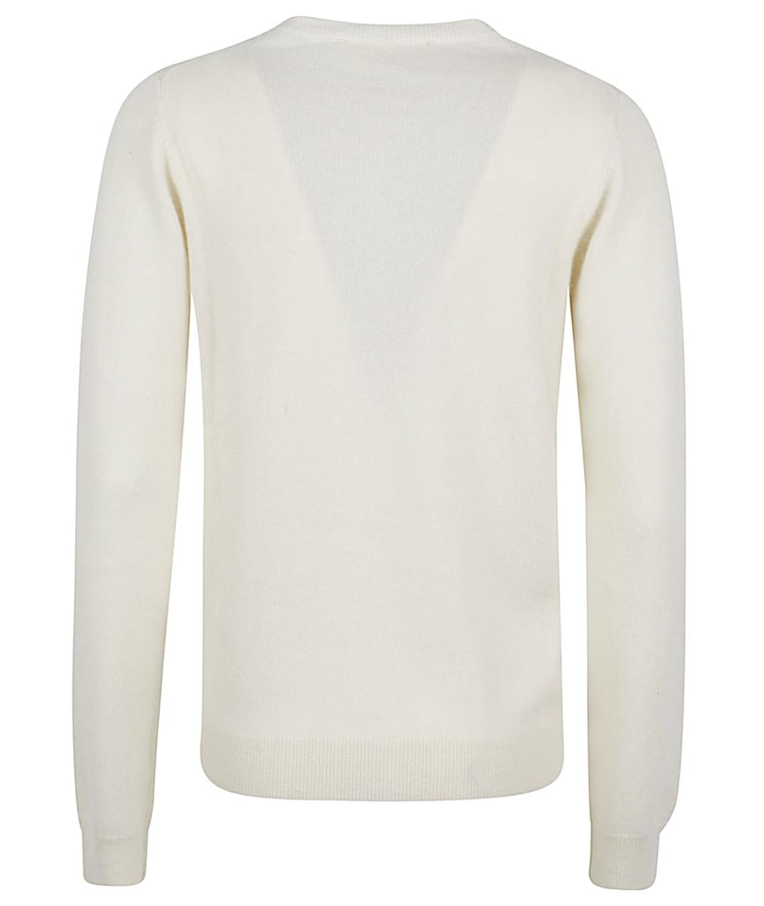 PEUTEREY Белый кашемировый джемпер / свитер, фото 2