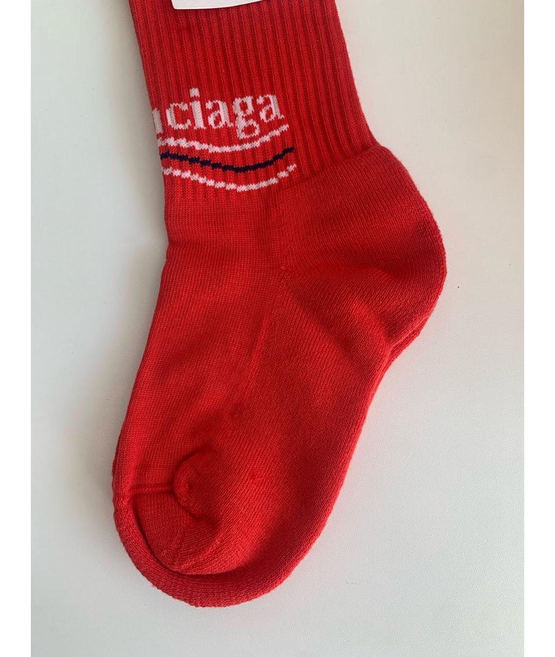 BALENCIAGA Красные носки, чулки и колготы, фото 2