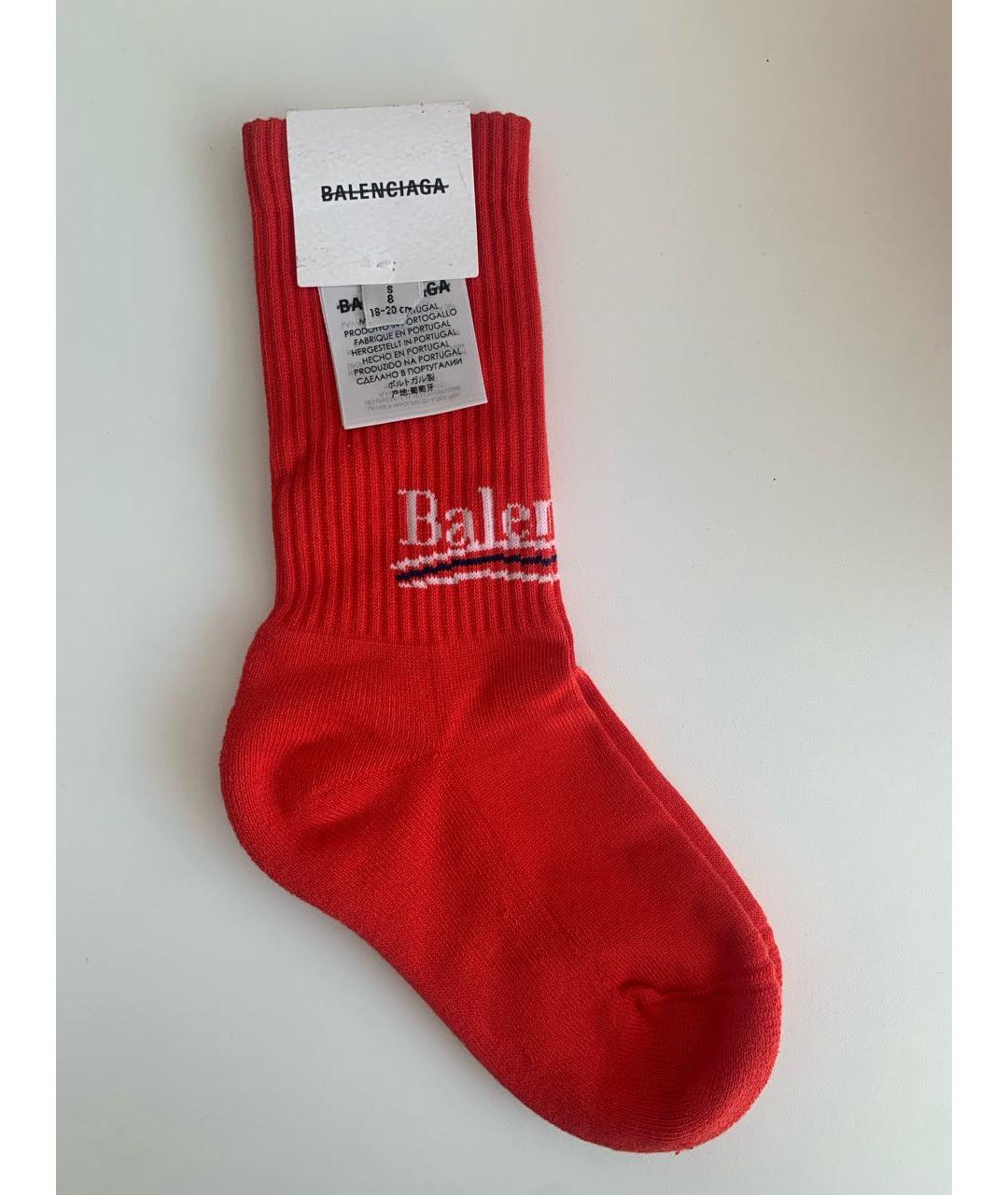 BALENCIAGA Красные носки, чулки и колготы, фото 4