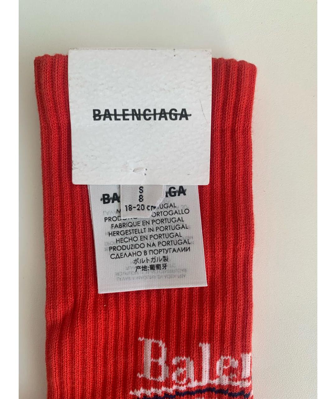 BALENCIAGA Красные носки, чулки и колготы, фото 3