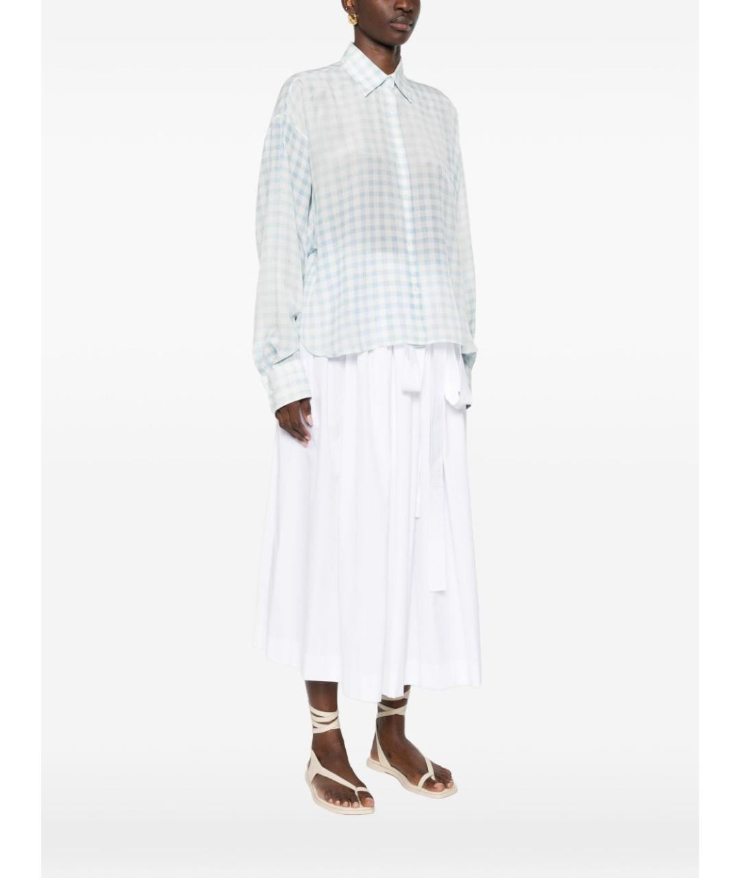 ERMANNO SCERVINO Мульти шелковая рубашка, фото 4