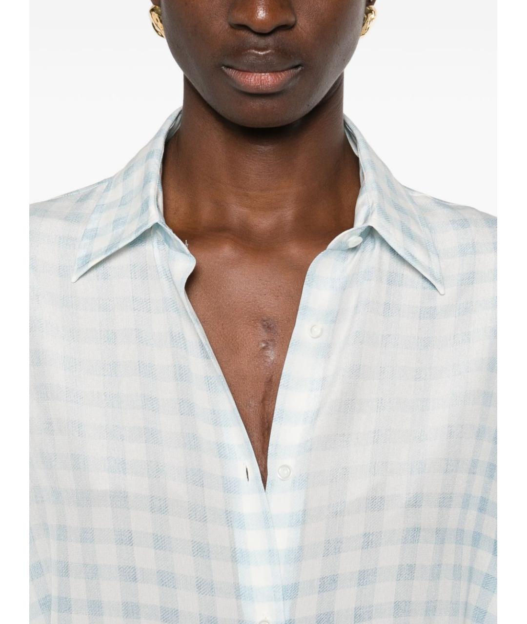 ERMANNO SCERVINO Мульти шелковая рубашка, фото 3