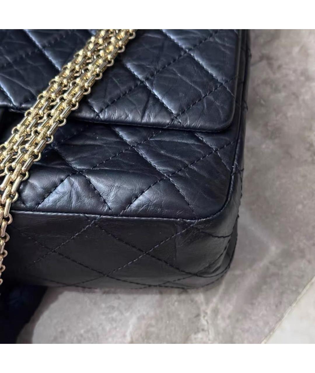 CHANEL Черная кожаная сумка через плечо, фото 5