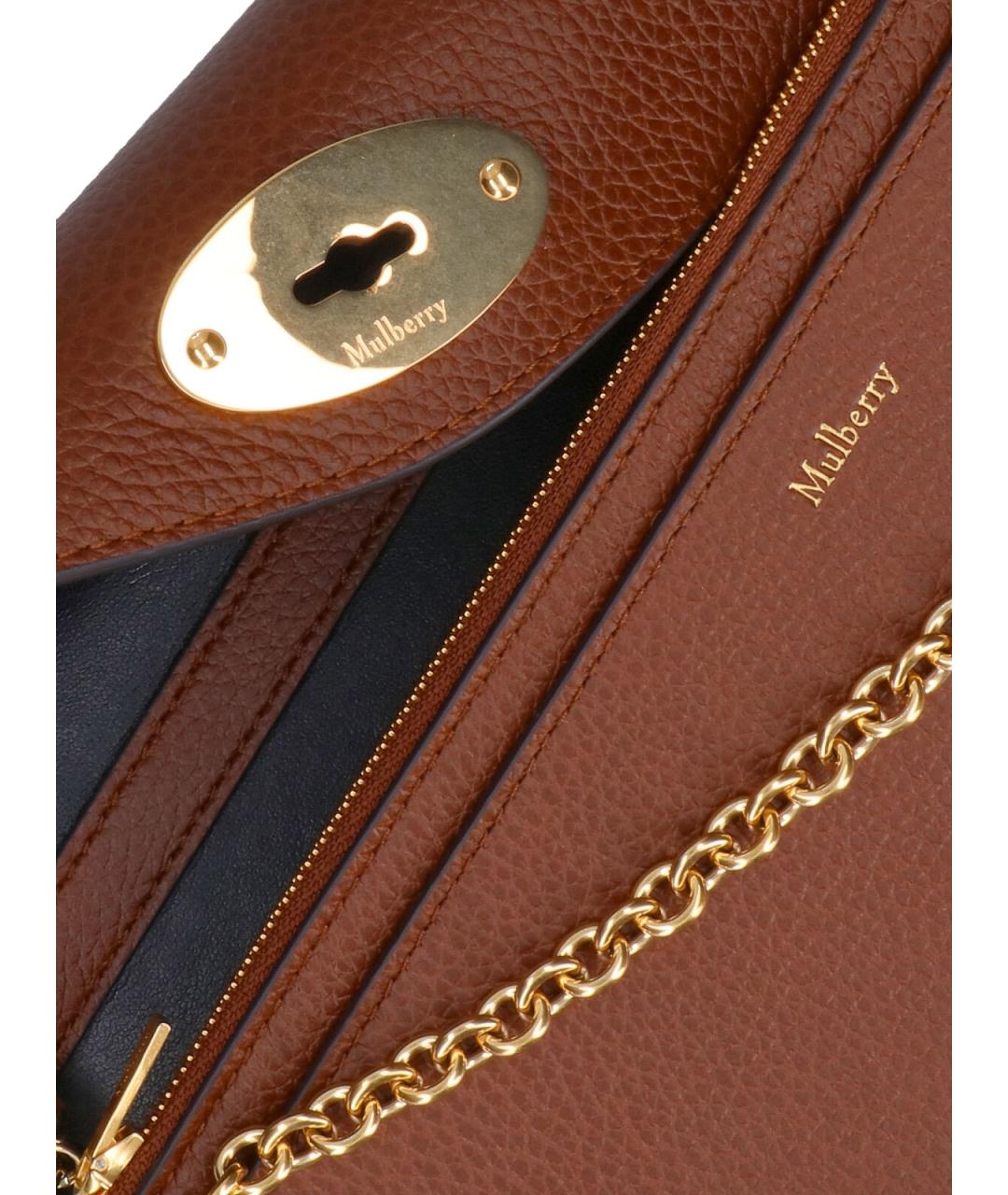 MULBERRY Коричневый кожаный кошелек, фото 4