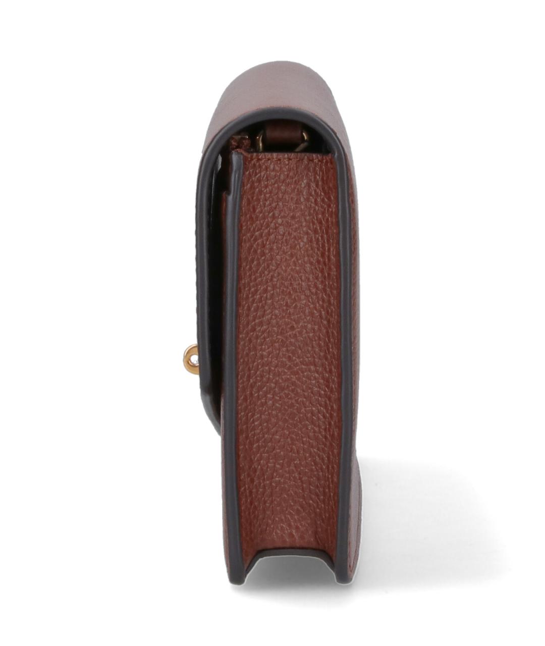 MULBERRY Коричневый кожаный кошелек, фото 5