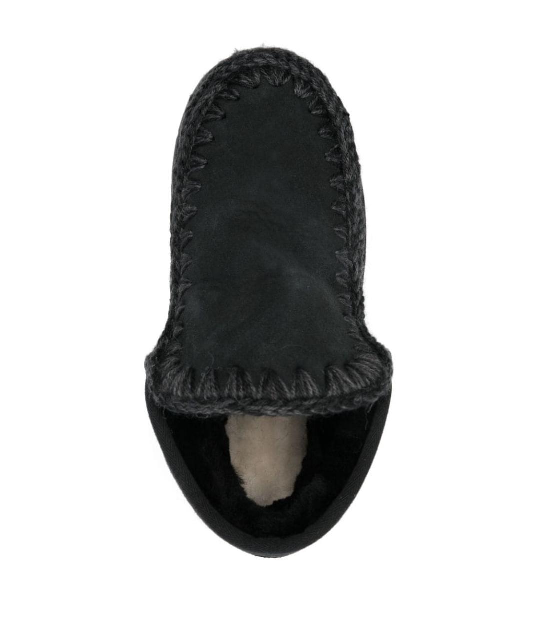 MOU Черные замшевые ботинки, фото 2