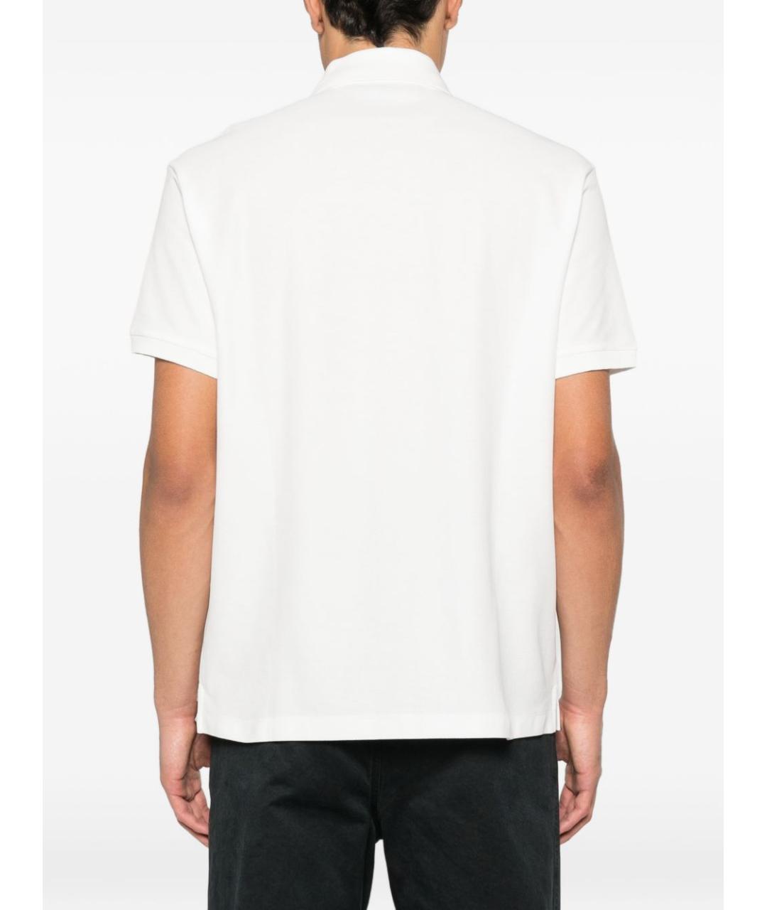 EMPORIO ARMANI Белая хлопковая футболка, фото 4