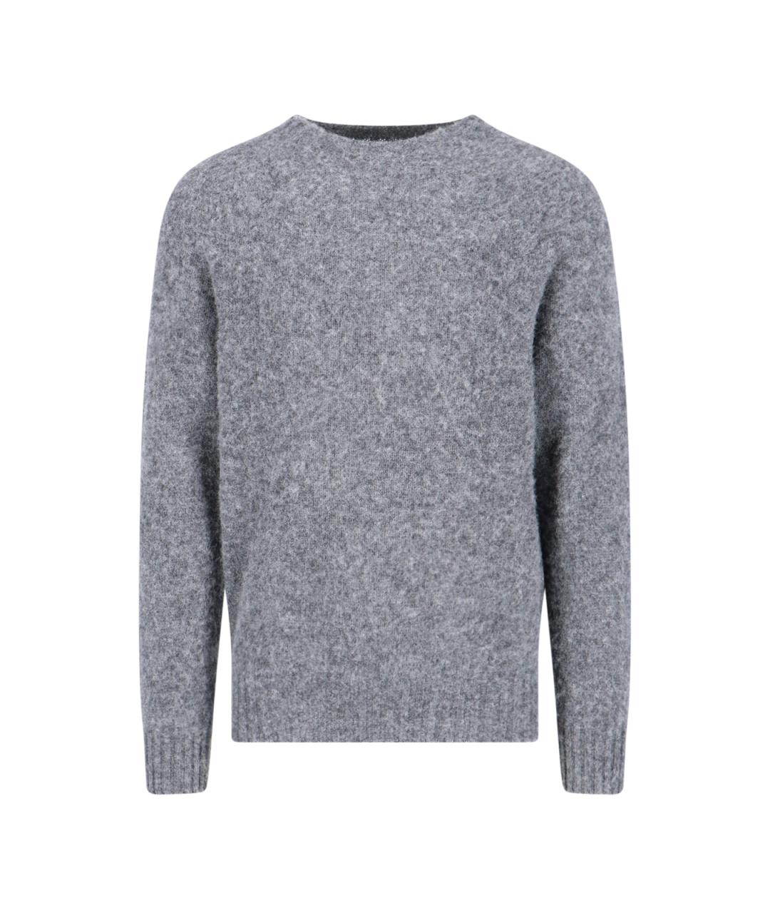 HOWLIN Серый шерстяной джемпер / свитер, фото 1