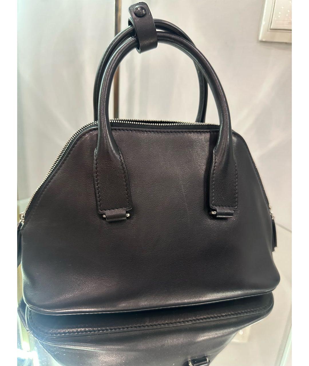 THE ROW Черная кожаная сумка через плечо, фото 3