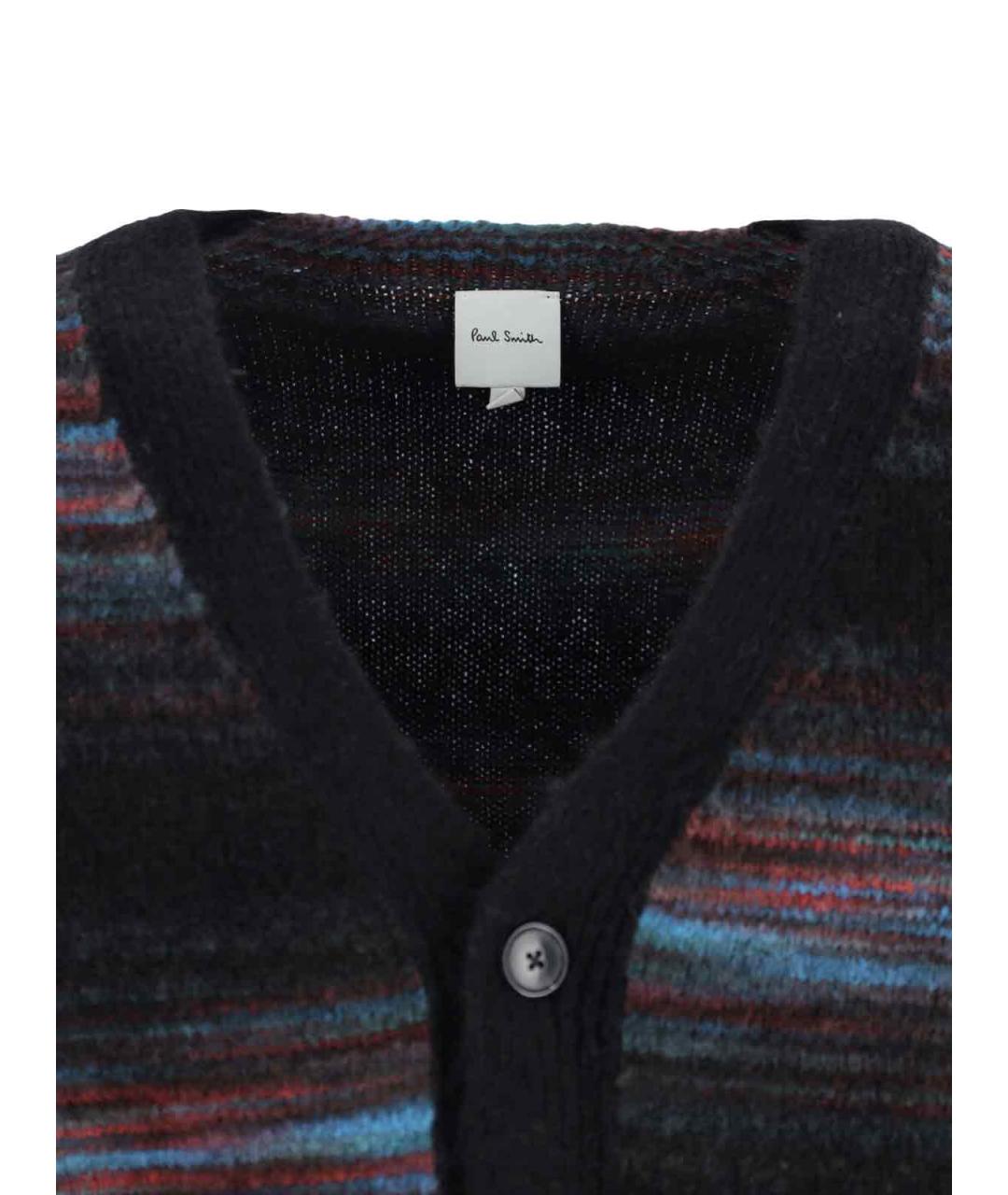 PAUL SMITH Мульти шерстяной кардиган, фото 4
