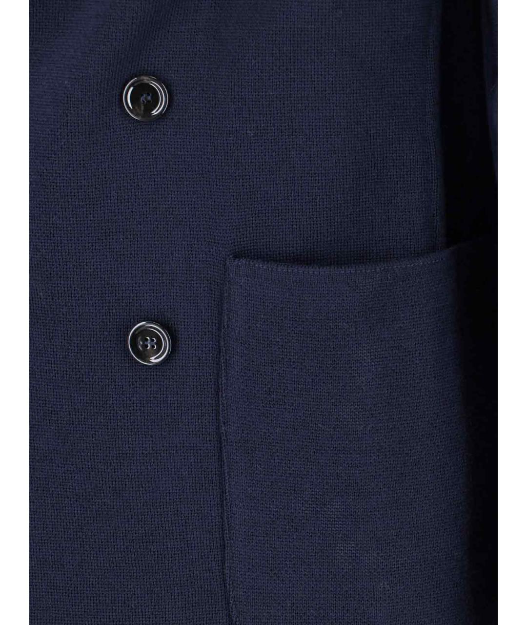 LARDINI Синяя шерстяная куртка, фото 5