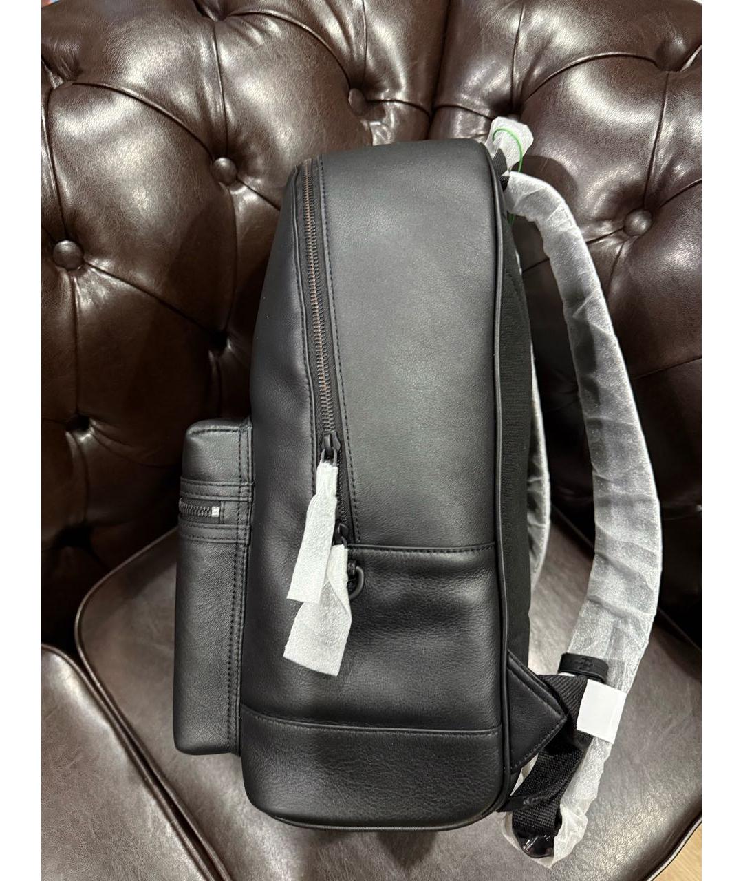 KENZO Черный кожаный рюкзак, фото 4