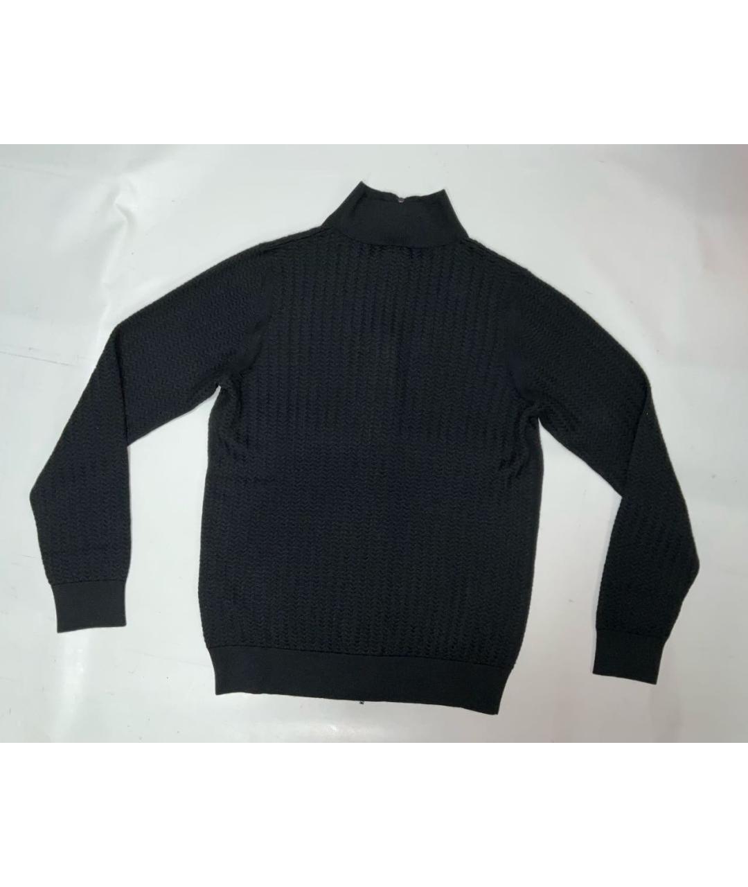 ZILLI Черный шерстяной кардиган, фото 3