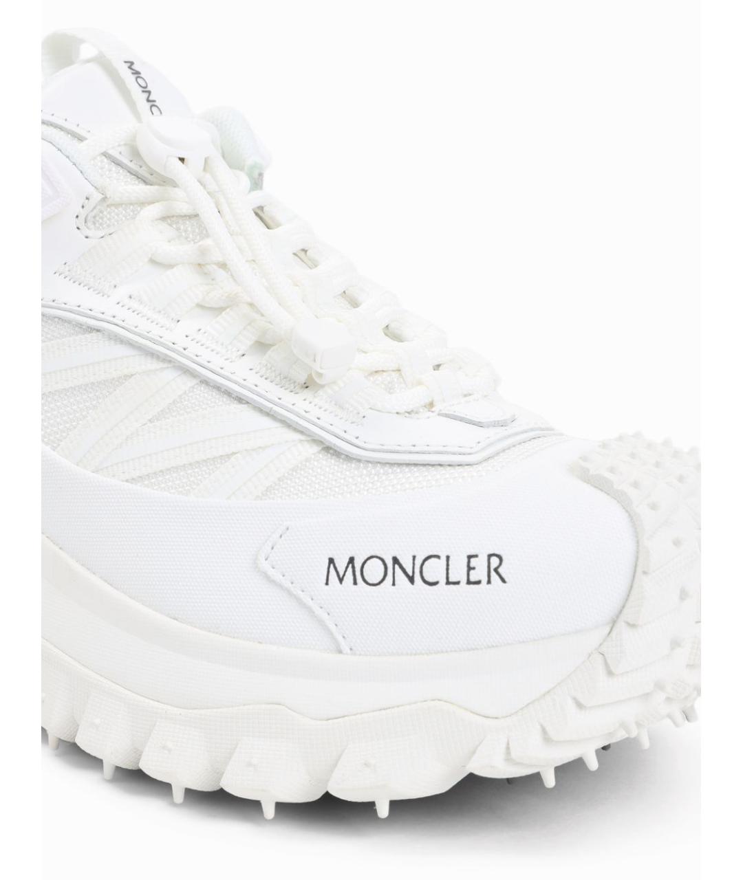 MONCLER Белые кроссовки, фото 4
