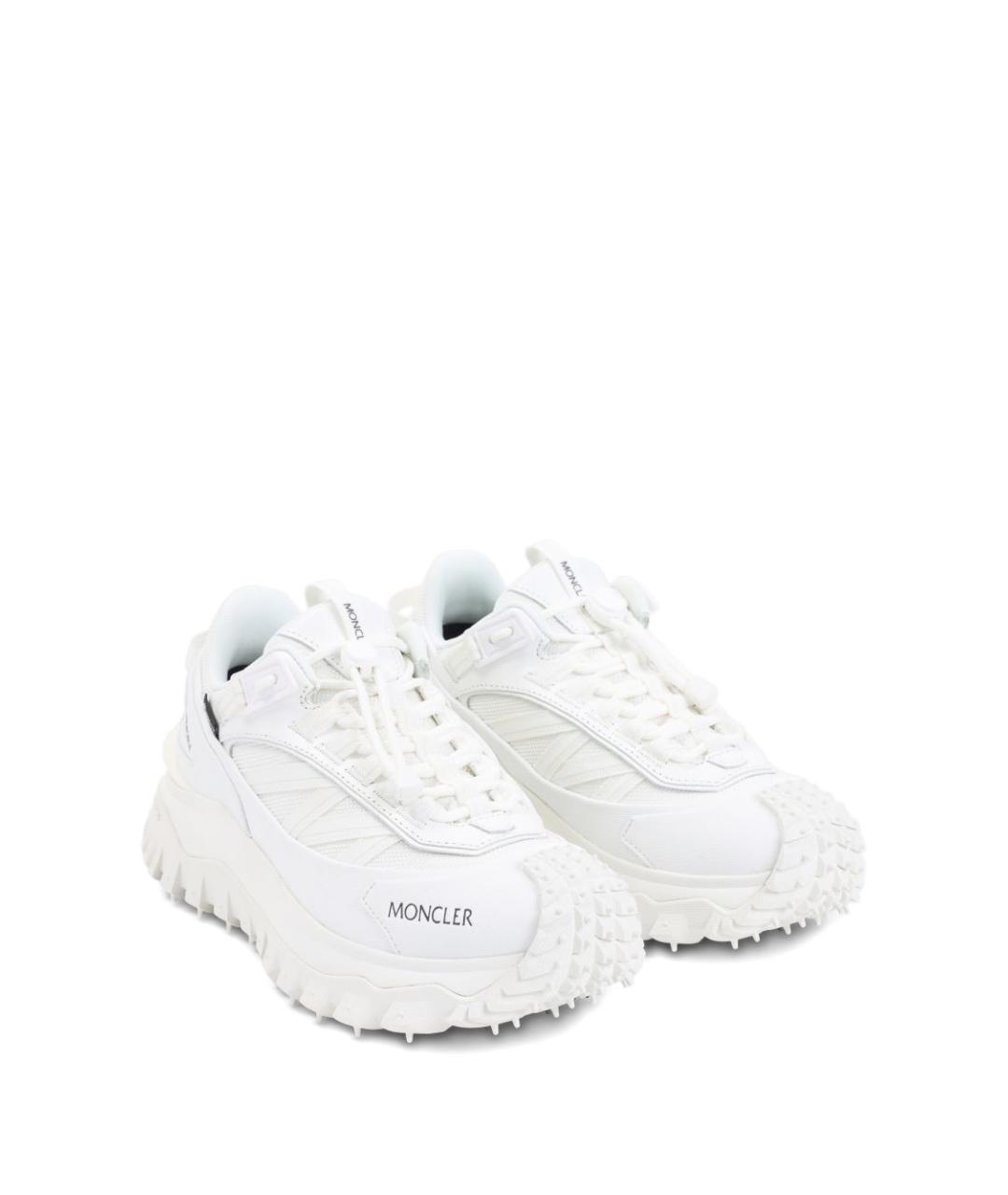 MONCLER Белые кроссовки, фото 3