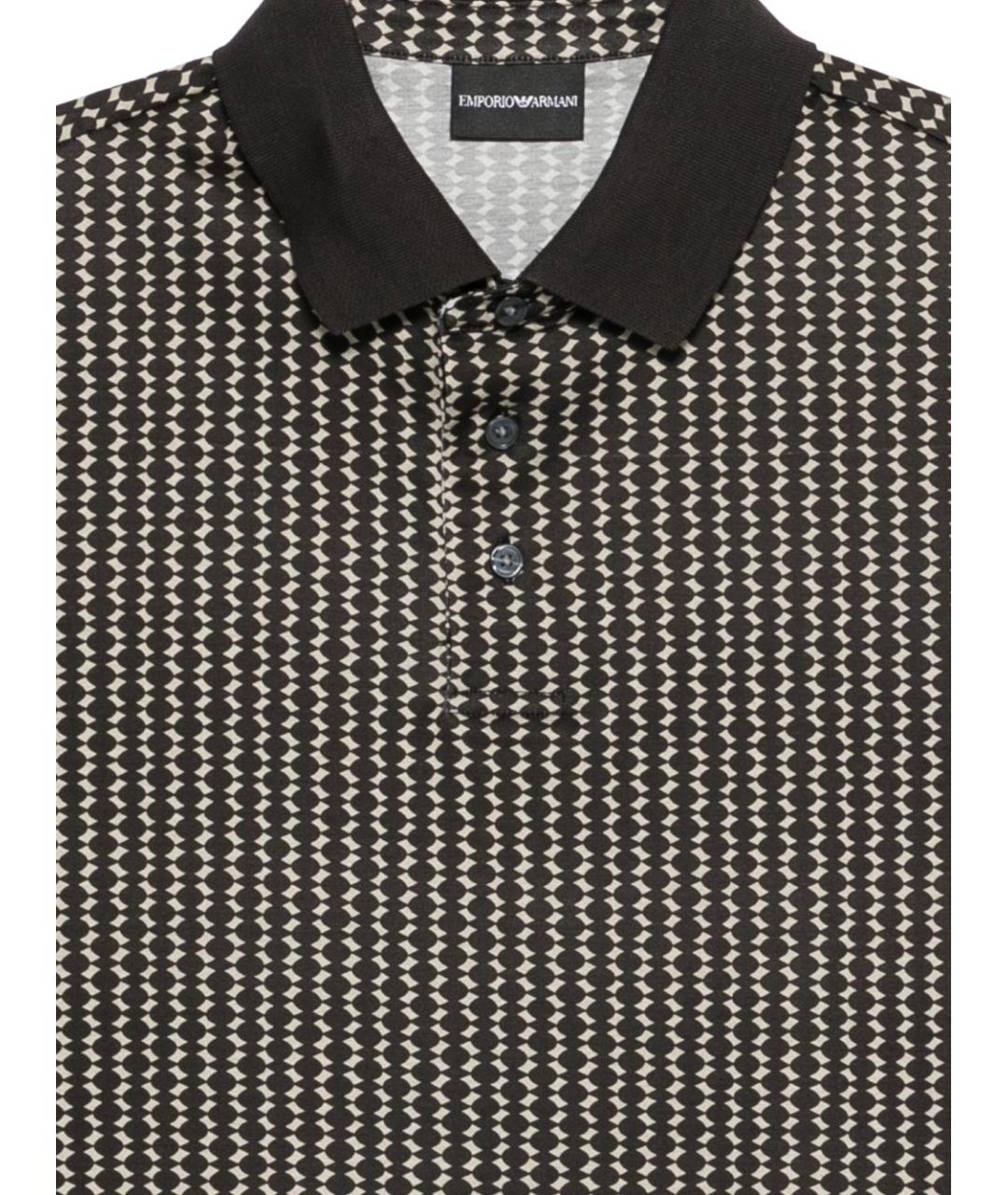 EMPORIO ARMANI Мульти хлопковое поло с коротким рукавом, фото 3