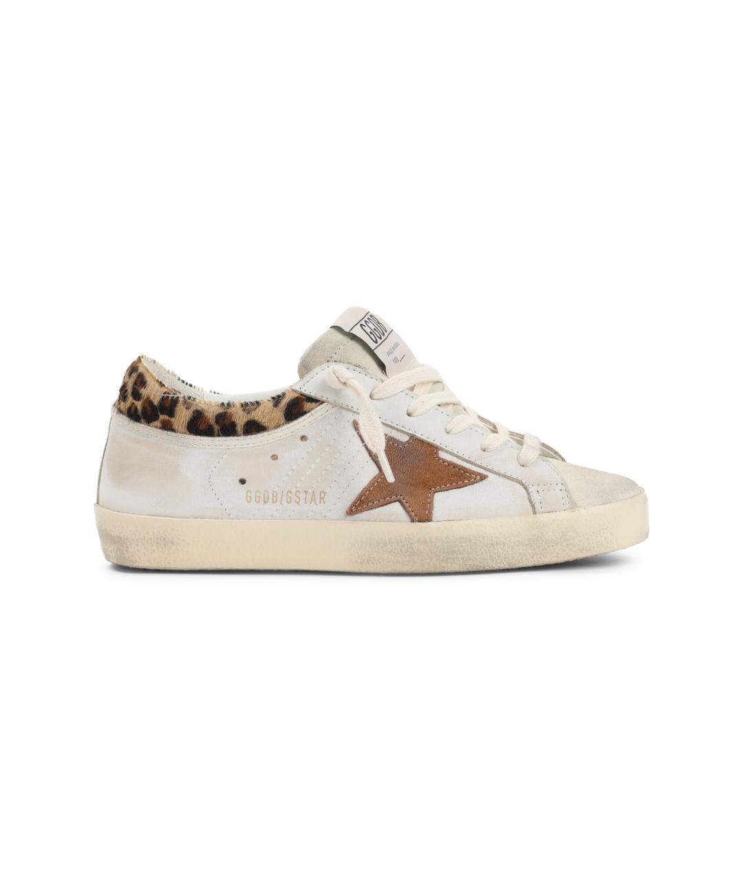 GOLDEN GOOSE DELUXE BRAND Белые кожаные кеды, фото 1
