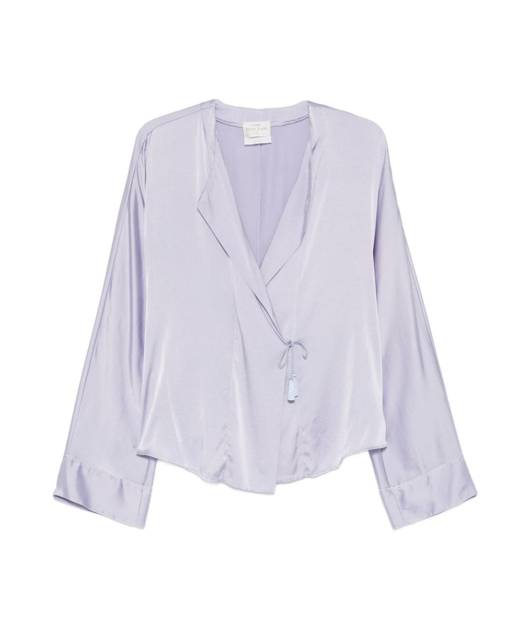 FORTE FORTE Фиолетовая шелковая рубашка, фото 1