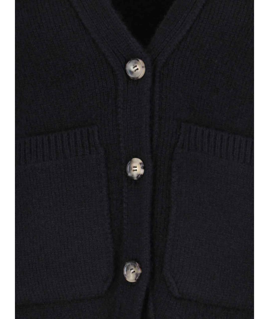 KHAITE Черный шерстяной джемпер / свитер, фото 4