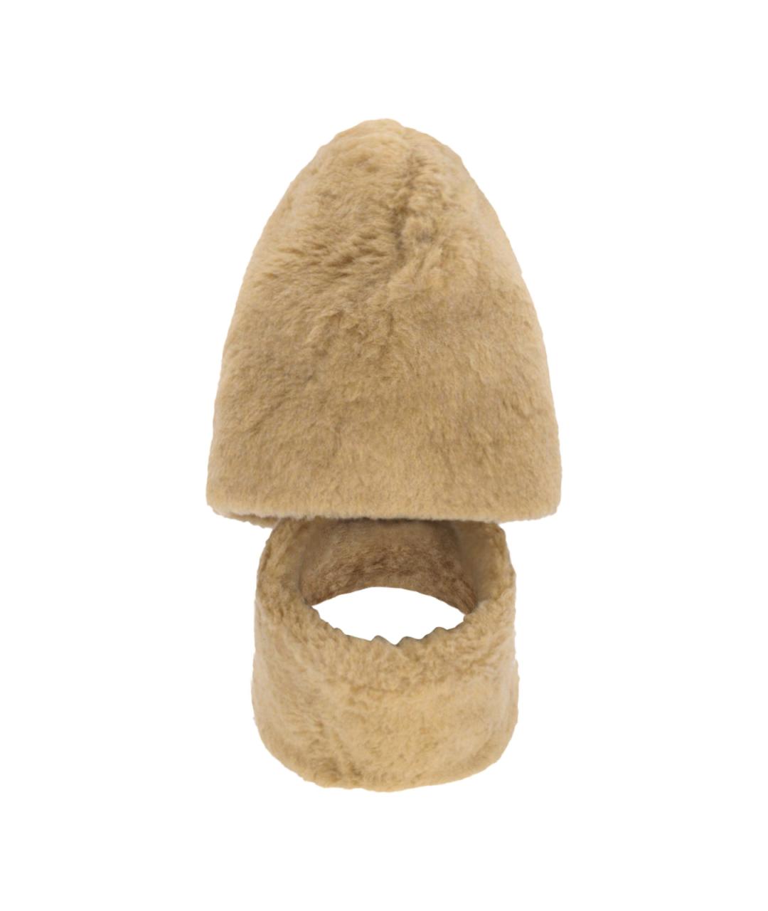 OUR LEGACY Бежевая шерстяная шапка, фото 1