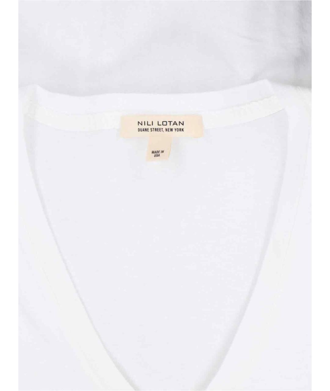 NILI LOTAN Белая футболка, фото 3