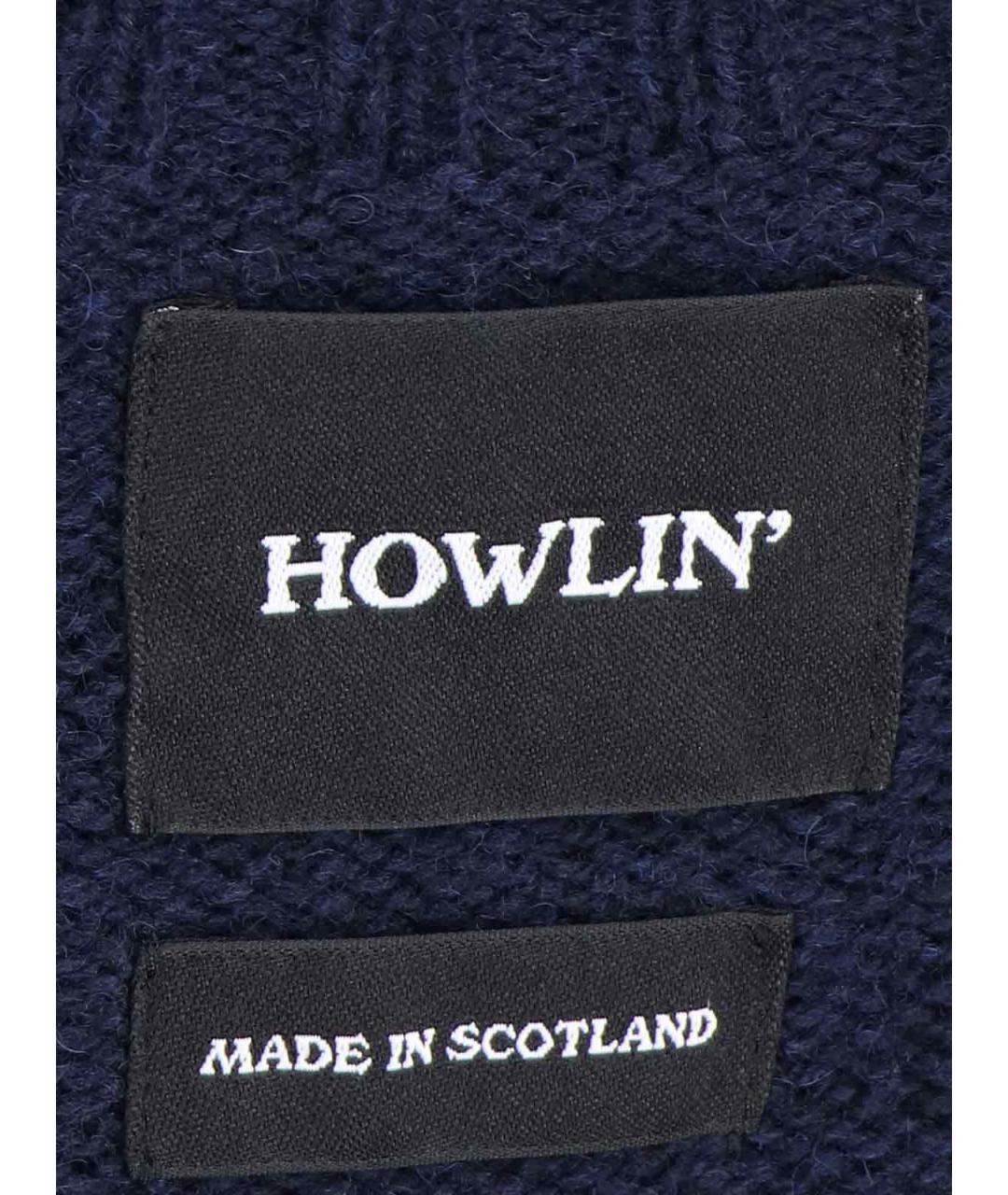 HOWLIN Синий шерстяной джемпер / свитер, фото 3