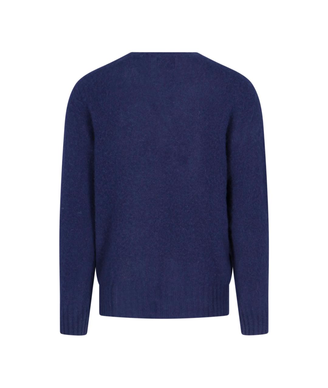 HOWLIN Синий шерстяной джемпер / свитер, фото 2