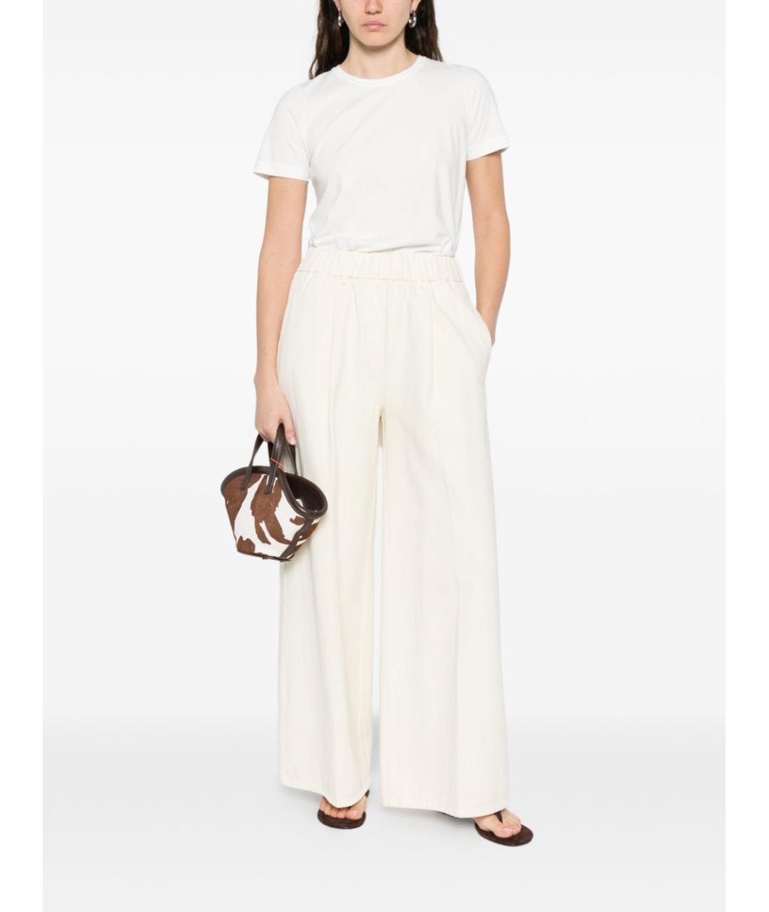 FORTE FORTE Белая хлопковая футболка, фото 3