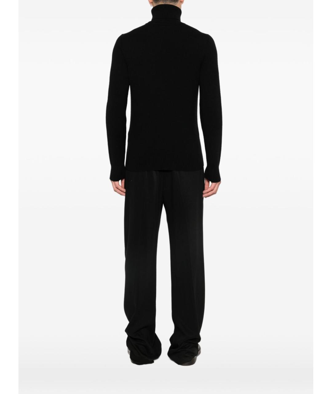 EMPORIO ARMANI Черный кашемировый джемпер / свитер, фото 5