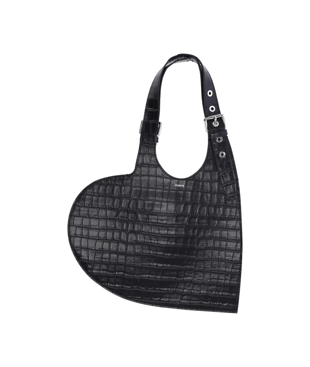 COPERNI Черная кожаная сумка через плечо, фото 1