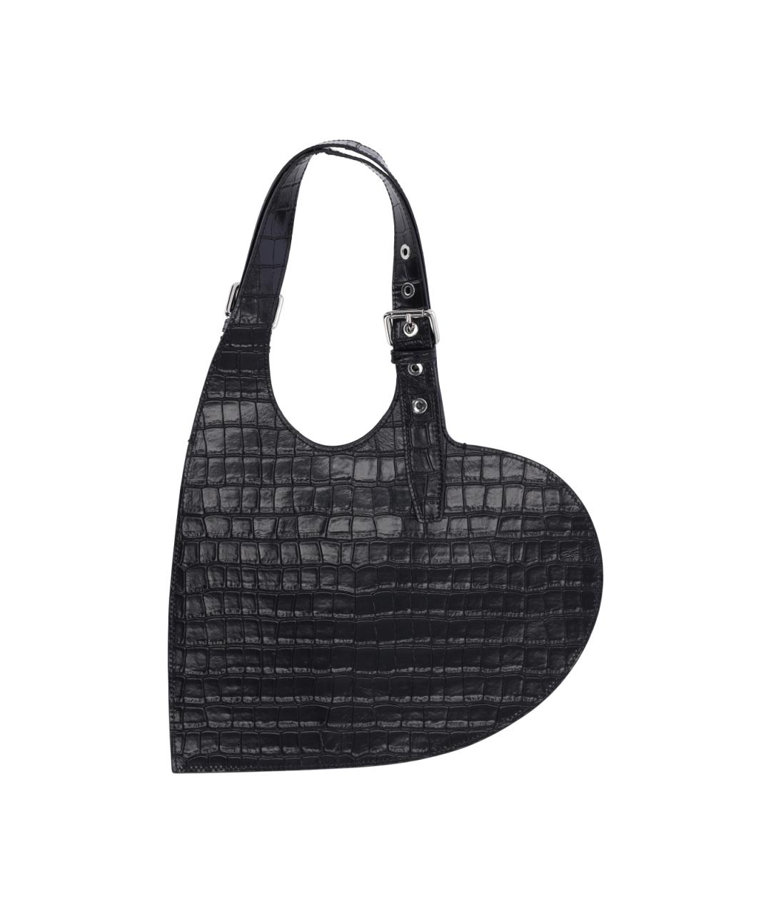 COPERNI Черная кожаная сумка через плечо, фото 2