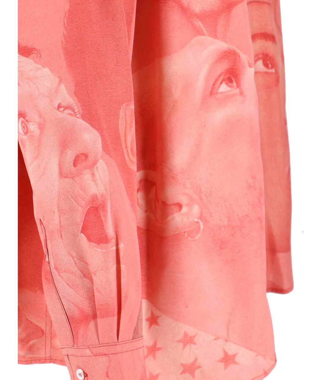 MAGLIANO Розовая шелковая кэжуал рубашка, фото 5