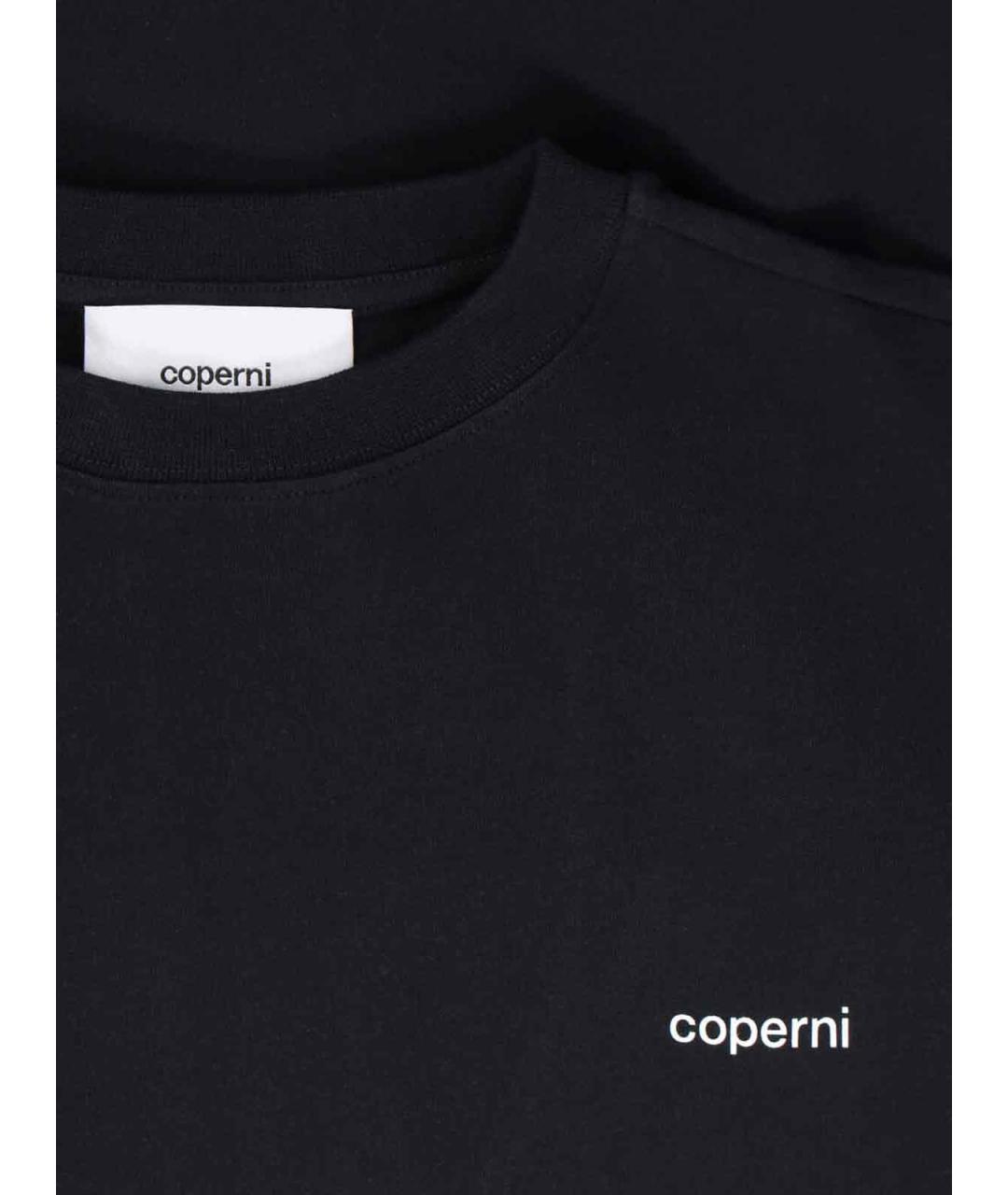 COPERNI Черная хлопковая футболка, фото 3