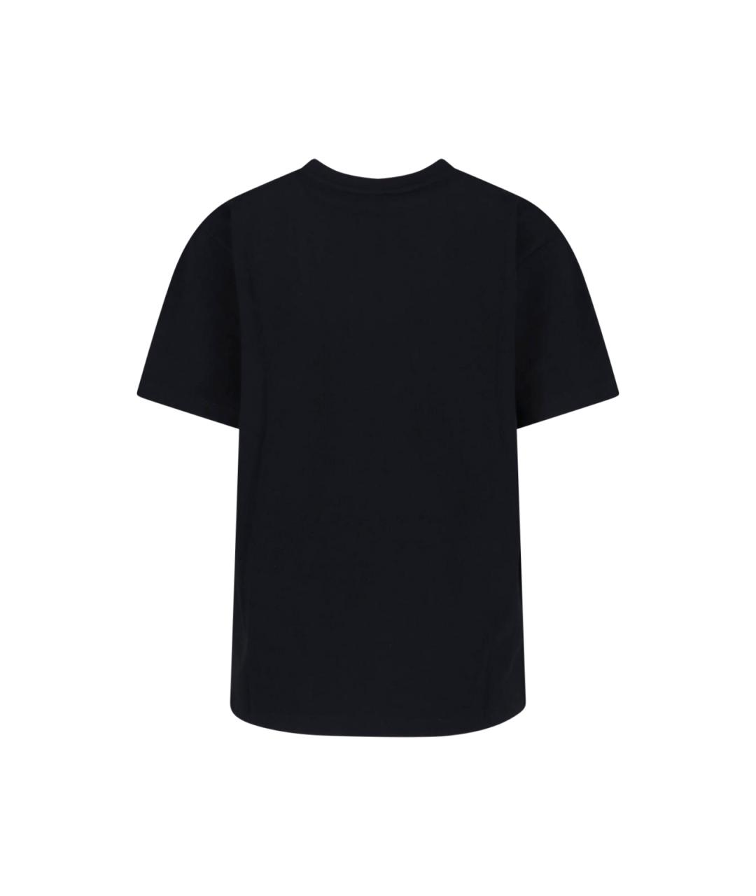 COPERNI Черная хлопковая футболка, фото 2