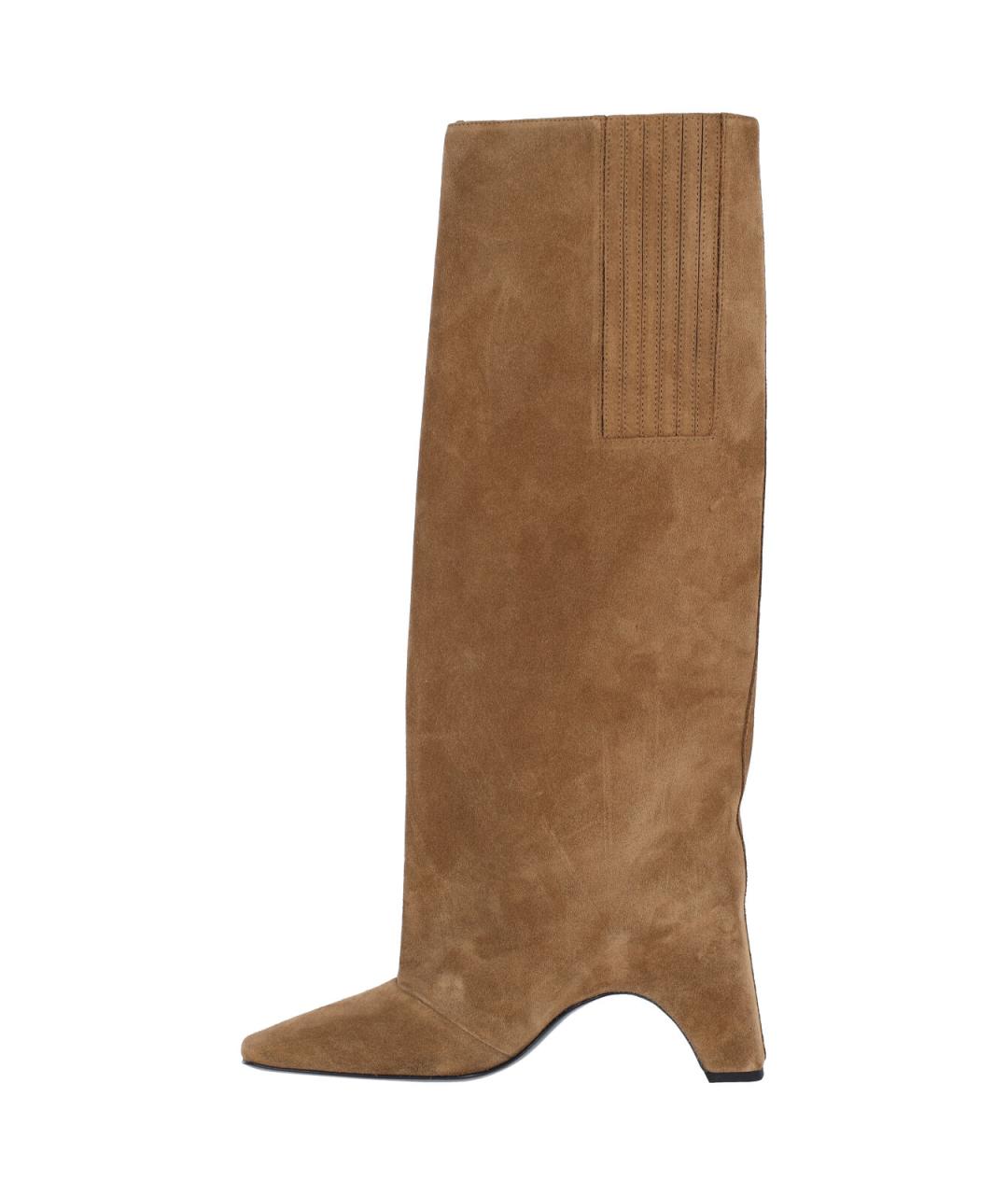 COPERNI Коричневые замшевые сапоги, фото 3