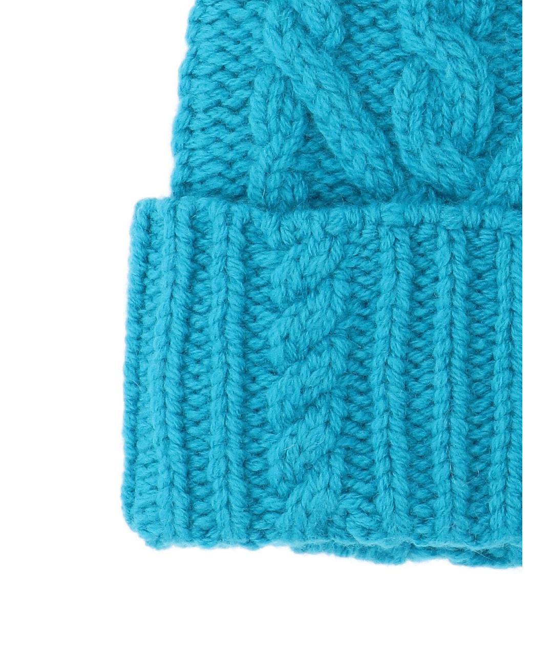 ASPESI Синяя шерстяная шапка, фото 3