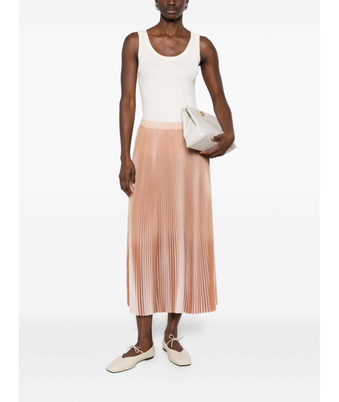 FABIANA FILIPPI Оранжевая юбка миди, фото 4