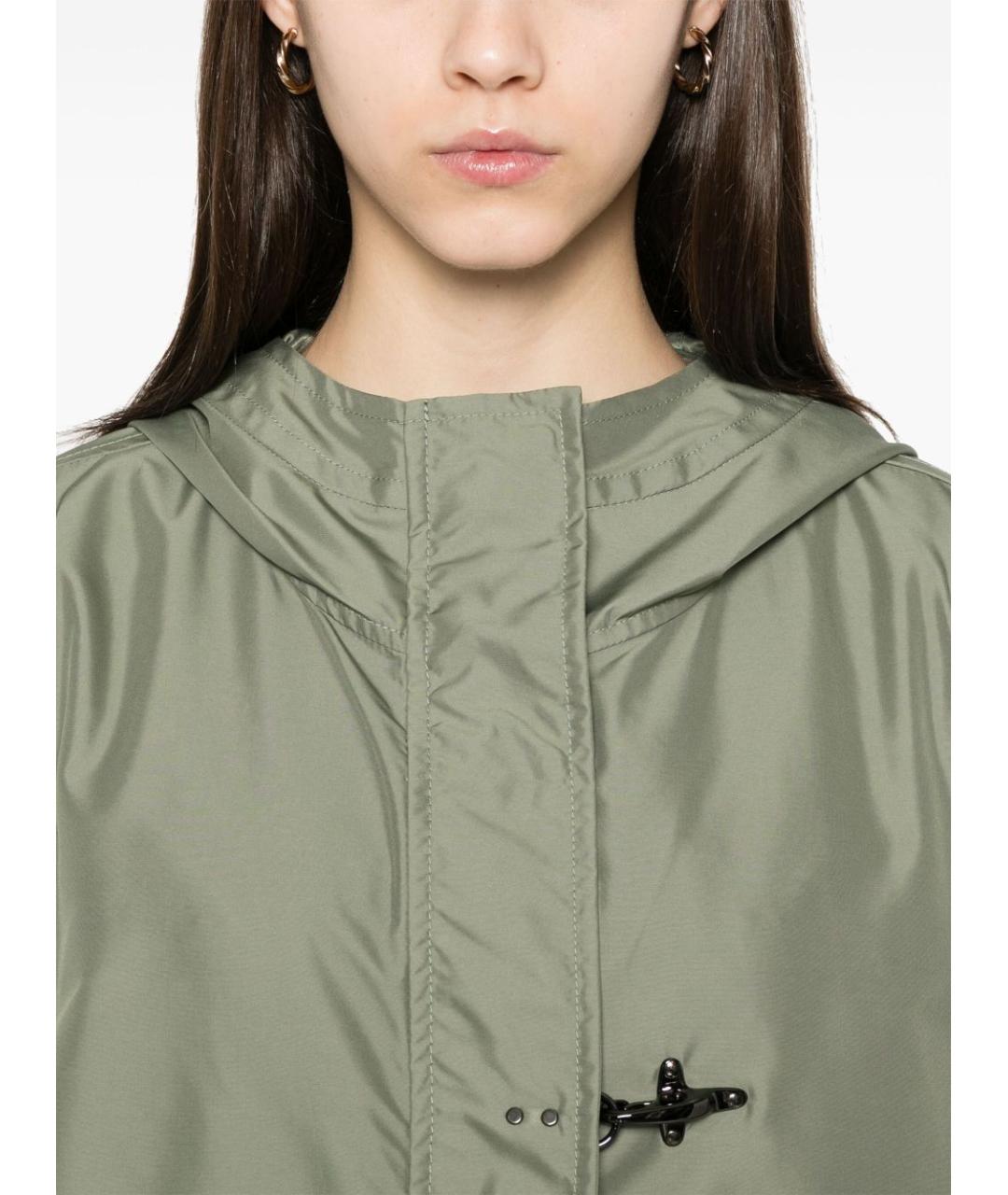 FAY Зеленая полиэстеровая куртка, фото 4