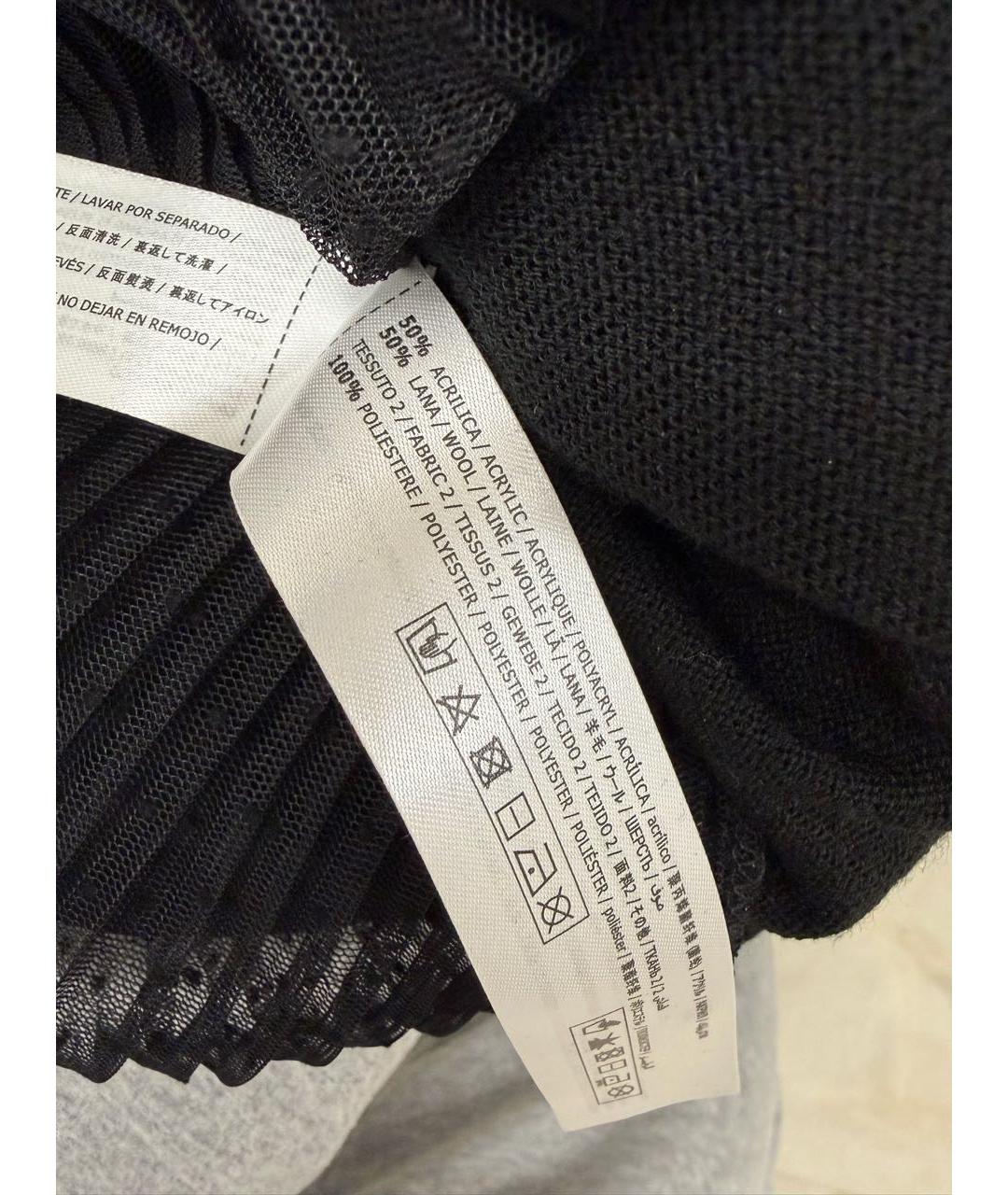 TWIN-SET Черный шерстяной джемпер / свитер, фото 5