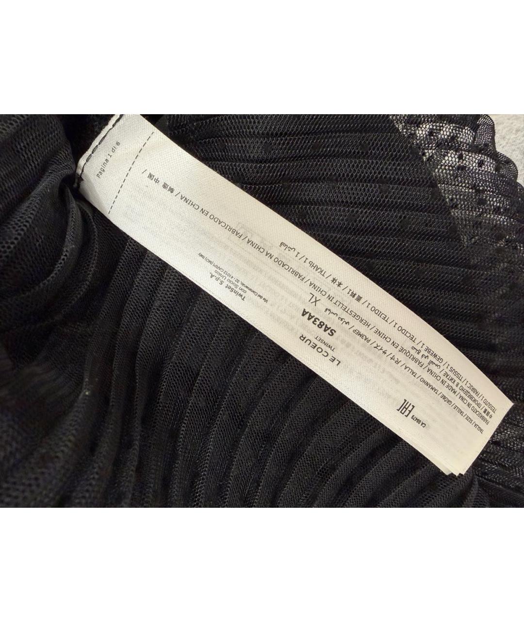 TWIN-SET Черный шерстяной джемпер / свитер, фото 4