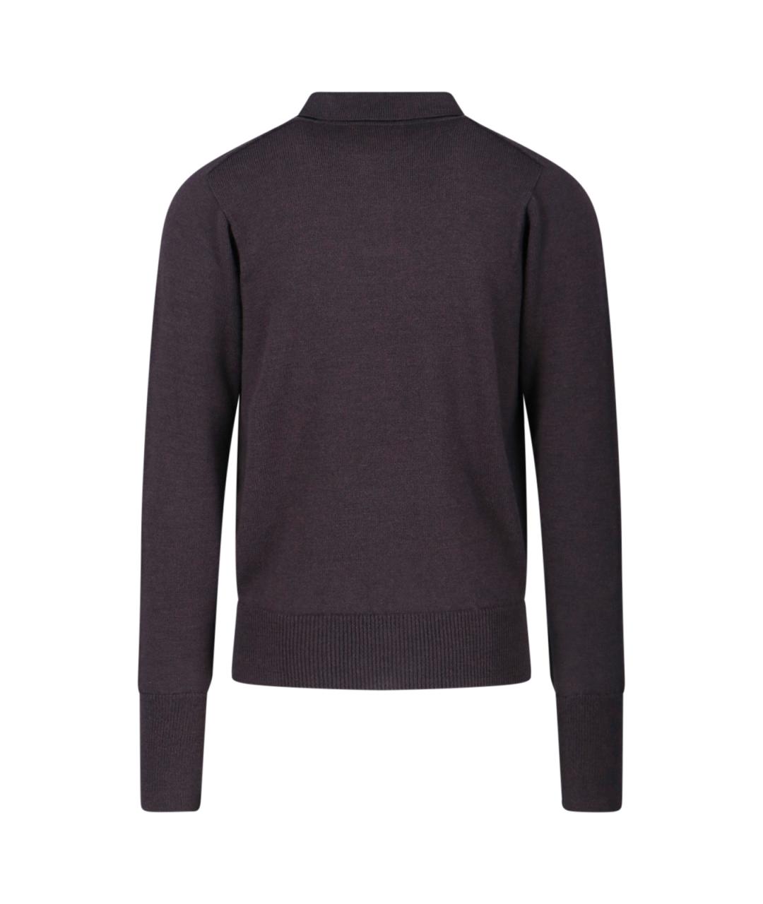 STUDIO NICHOLSON Коричневый шерстяной джемпер / свитер, фото 2