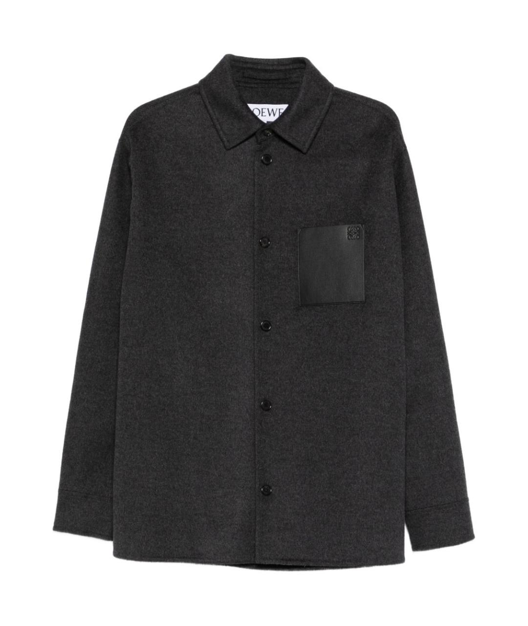 LOEWE Серая шерстяная куртка, фото 1