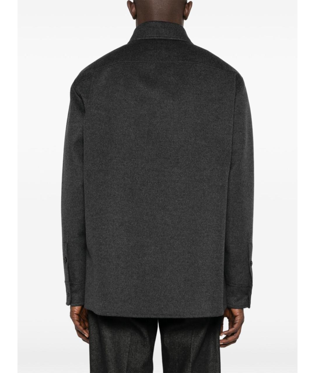 LOEWE Серая шерстяная куртка, фото 5