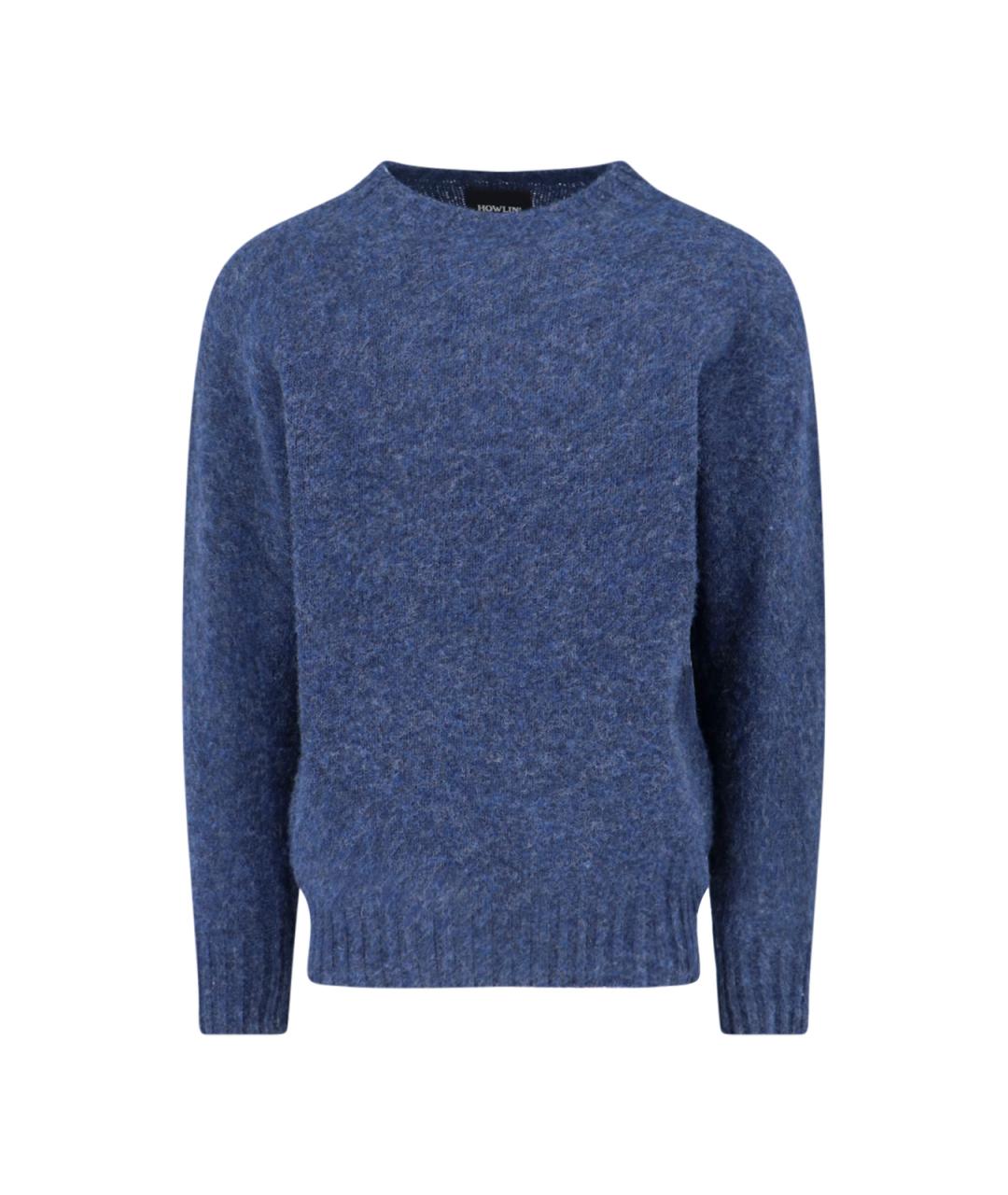 HOWLIN Синий шерстяной джемпер / свитер, фото 1