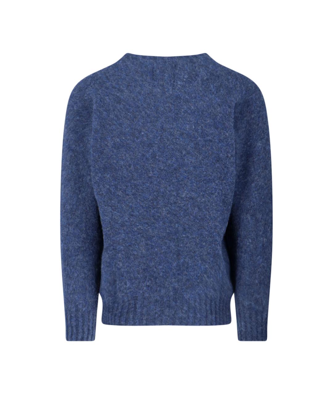 HOWLIN Синий шерстяной джемпер / свитер, фото 2