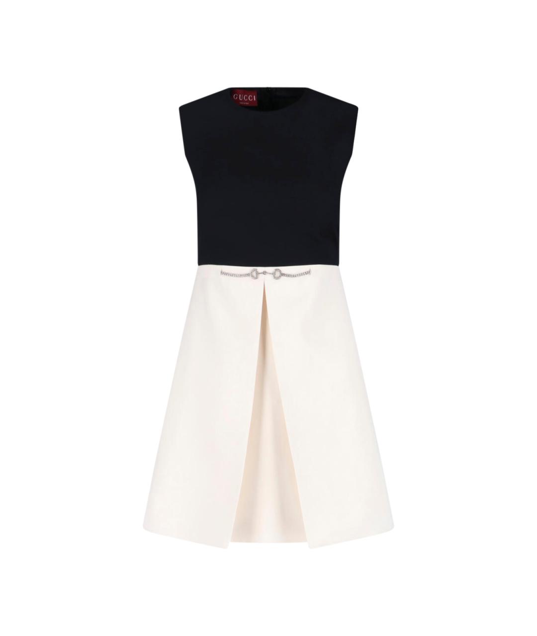 GUCCI Мульти шелковое платье, фото 1