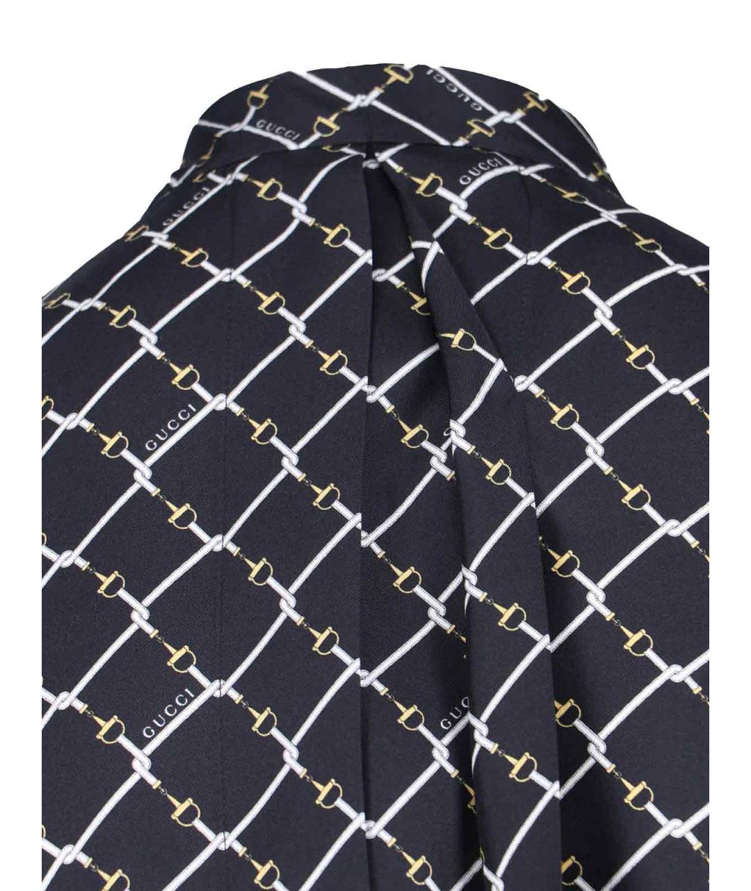 GUCCI Черное шелковое платье, фото 5