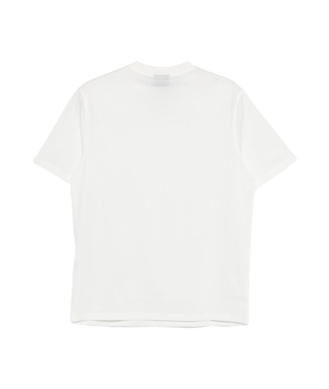 EMPORIO ARMANI Белая хлопковая футболка, фото 2